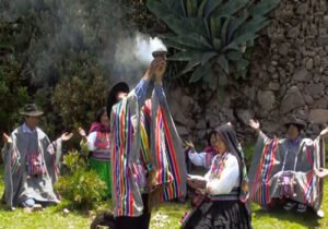 Ritual en la isla Amantani