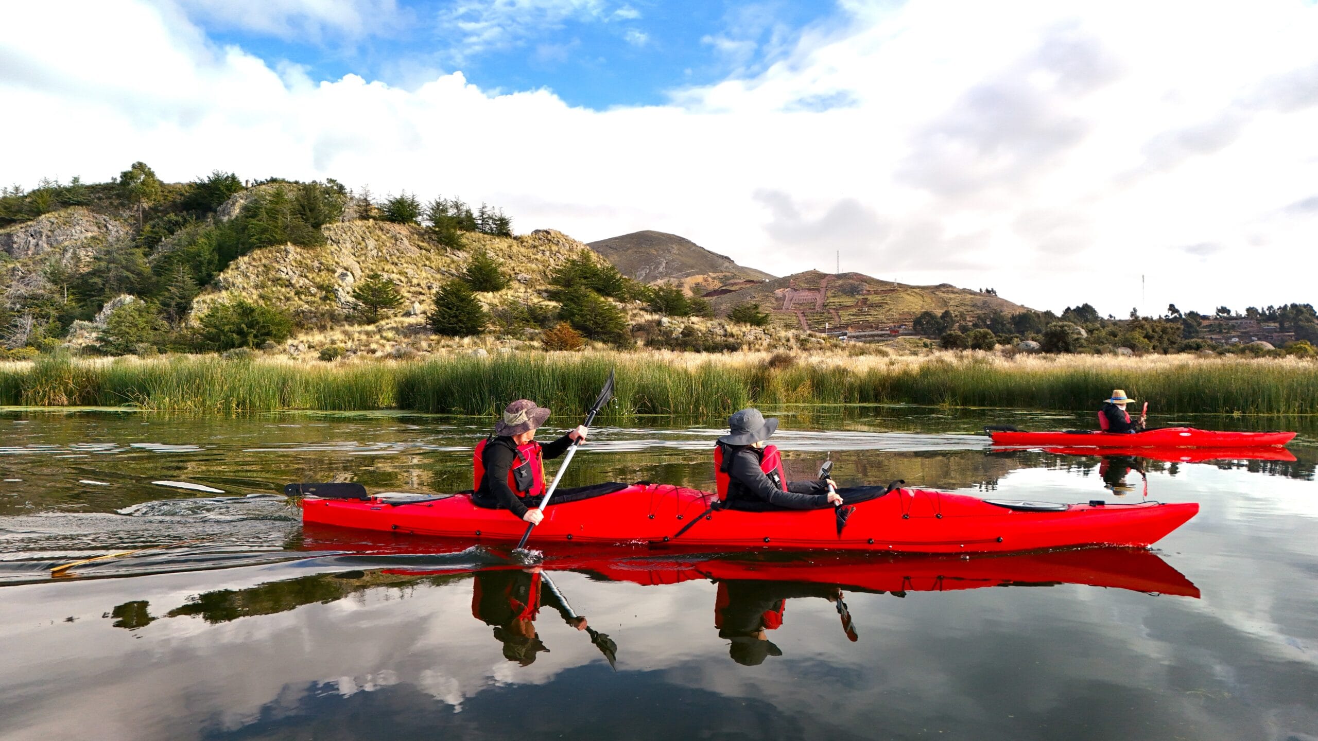 Kayak lake titicaca